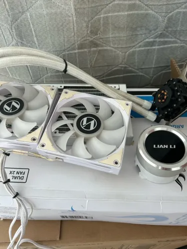 Water Cooler Lian Li Galahad 240 RGB Branco + 2 Fans
