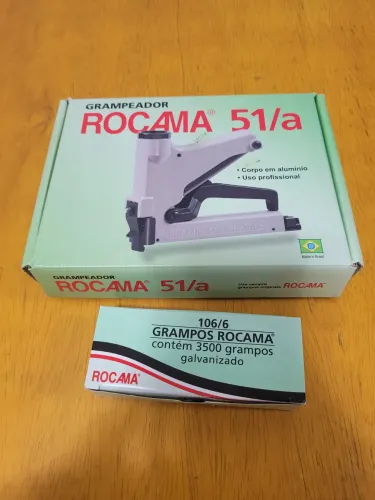 Grampeador Rocama 51/A + Grampos