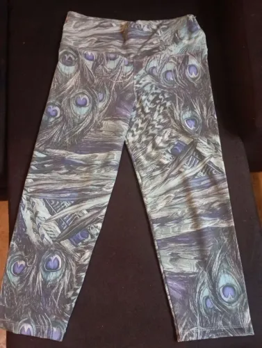Legging estampa pavão