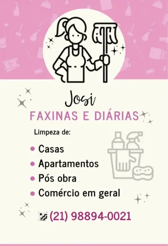 Diarista de Confiança Precisa de uma faxina caprichada? Eu cuido de tudo pra você!