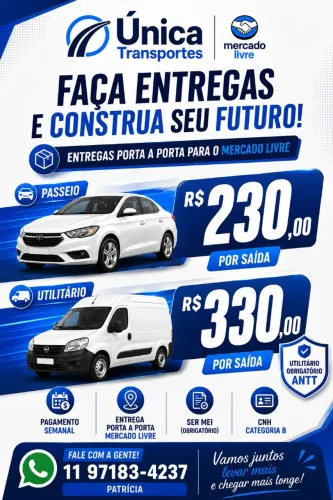 MOTORISTA ENTREGADOR - MERCADO LIVRE BARUERI