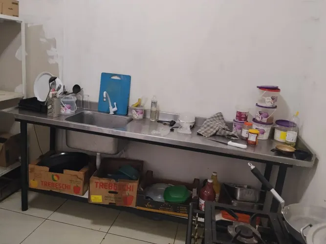 Pia para restaurante