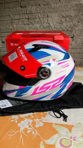 Capacete ls2 draze rosa TAM 58