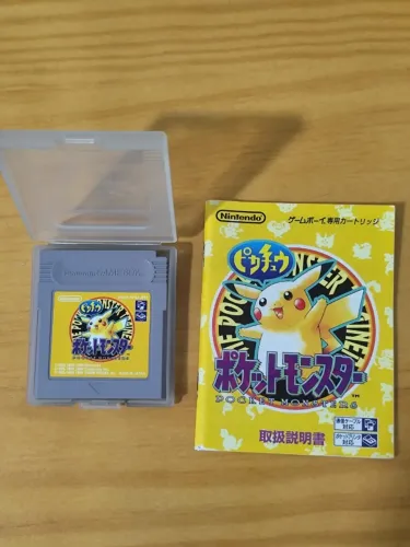 jogo pokemon yellow nintendo game boy japonês