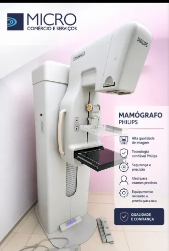 Mamógrafo modelo ISO marca Philips ano 2016 com todos os acessórios e os 2 bocks
