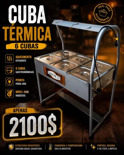 Cuba Térmica 6cubas