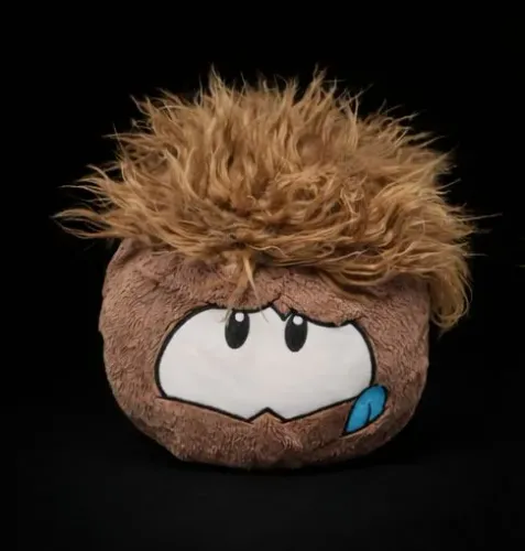 Club Penguin Pelúcia Grande Puffle Marrom Original Jakks