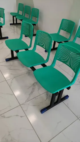 Longarinas pra sala de espera varias cores pronta entrega 