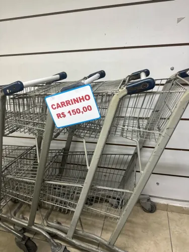 Carrinho para supermercados/ mercadinhos