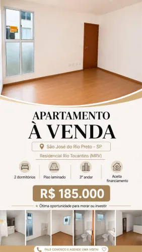 APARTAMENTO À VENDA - PARQUE RIO TOCANTINS | SÃO JOSÉ DO RIO PRETO/SP
