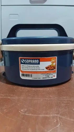 Marmita Térmica Tekcor com Divisória - Conserva Quente e Frio