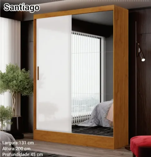 Guarda roupa solteiro Santiago