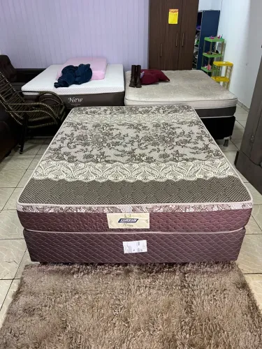Cama BOX de Casal Em Ótimo Estado - Entrega Grátis