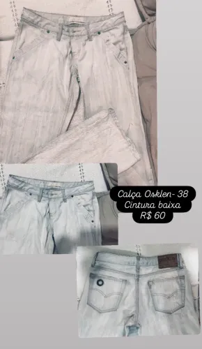 Calça Osklen 38 - cintura baixa