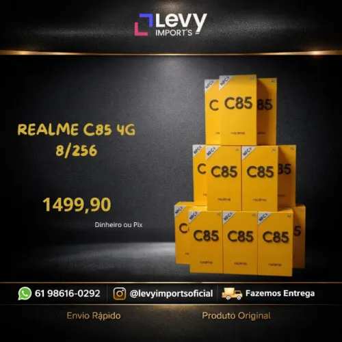 Smartphone Realme C85 8 Ram 256 GB A Prova Dagua