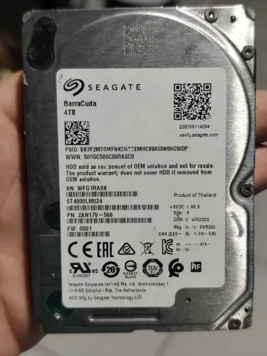 Hd Seagate 4TB 2.5"