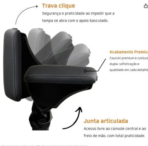 Apoio de braço para POLO