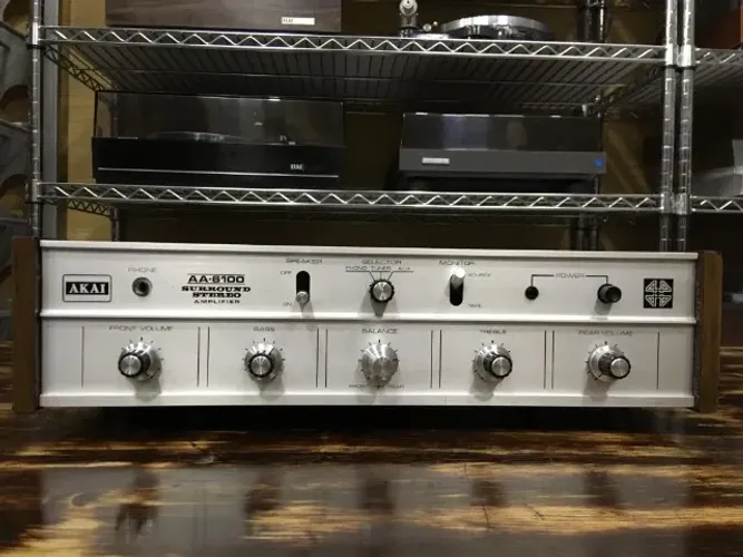 Amplificador Akai - Modelo Aa-6100 - Igual Receiver Vintage Som Jbl Marantz Hi-fi Hi-end