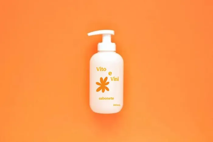 Sabonete líquido cheirinho laranja Vito e Vini