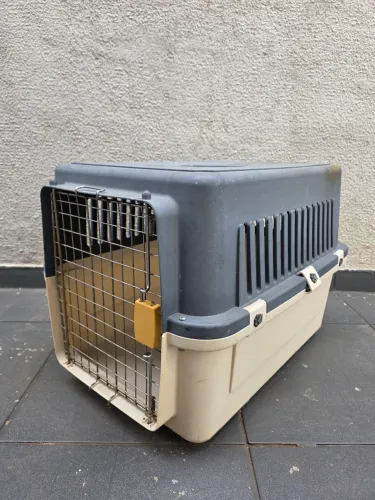METADE DO PREÇO!!! Caixa de Transporte Pet Grande 65x50x47cm Panther Kennel