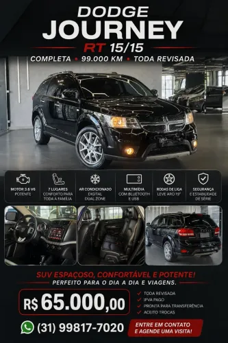 Dodge Journey RT 3.6 V6 Aut. 2015