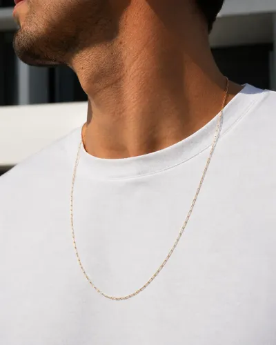 Corrente Cartier em Ouro 18k - 60 cm - 2.4 gramas