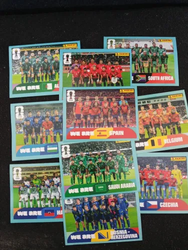 100 figurinhas do Álbum da Copa