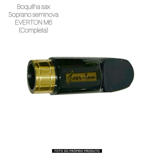 Boquilha sax soprano Everton 6M