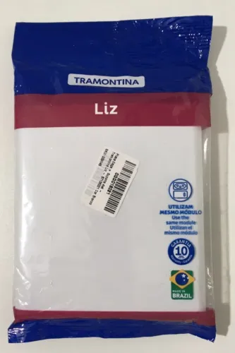 Placa Espelho 4x4 Tampa Cega Liz Branco - Tramontina - LACRADA