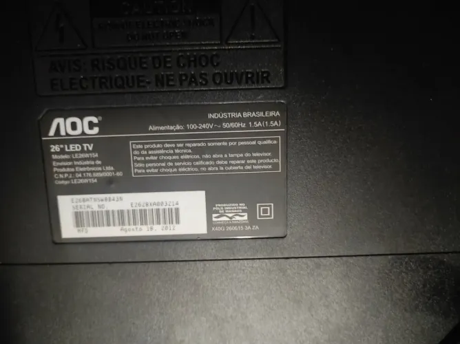 Vendo tv para peça ou conserto