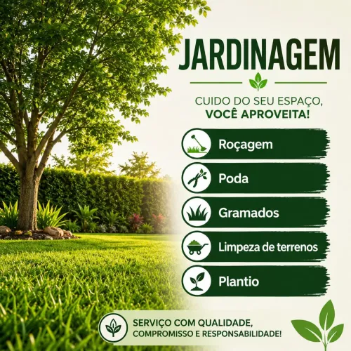 Roçagem de Lotes / Jardinagem 