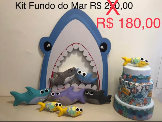 Kit Fundo do Mar