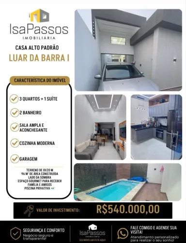 Casa de Alto Padrão Luar da Barra 1