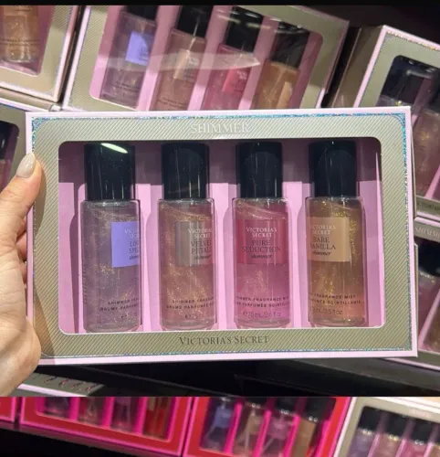 Kit mini body splash Victoria Secrets original importado dos EUA com <br>4 fragrâncias
