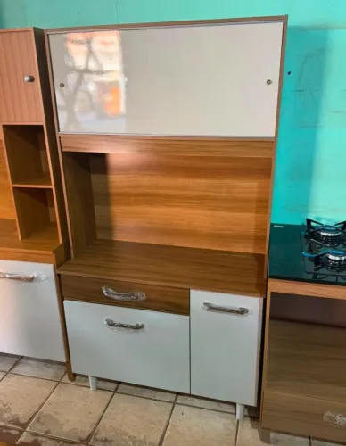 Armário de Cozinha + Entrega e Montagem GRÁTIS - Só Hoje para apartamentos kitnet
