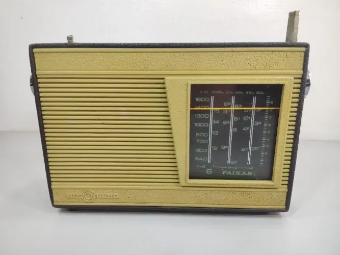 Radio Antigo Motoradio 6 Faixas AM - Funcionando - Wfo (Usado)