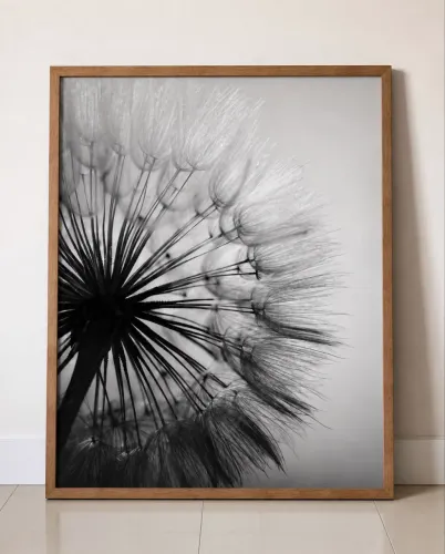 Quadro decorativo em preto e branco