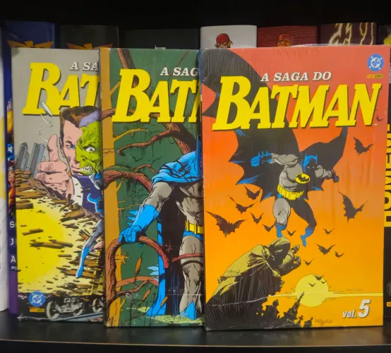 A saga do batman 1 temporada vol 3,4,5 (lacrado)