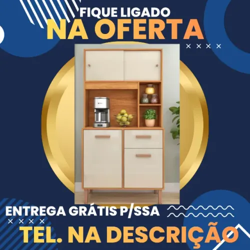 Armário Kit Cozinha Fellicci Dalila