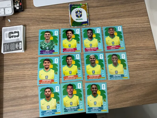 PROMO! Kit Figurinhas do BRASIL do álbum da COPA DO MUNDO FIFA 2026!