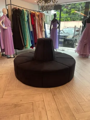 Puff ilha para sala,loja,closet