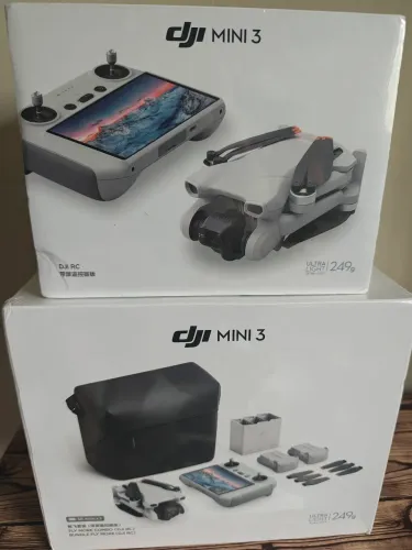 DJI MINI 3 standart e combo fly more RC tela LACRADO OFERTA ESPECIAL 
