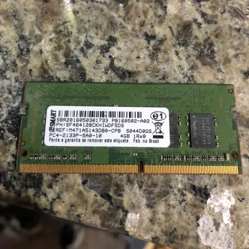 Vendo Memória Ram 4GB DDR4 para Notebook