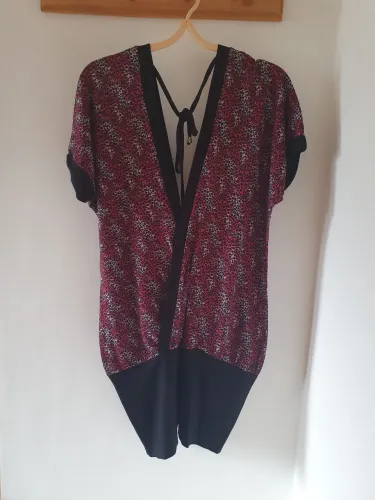Vestido sobre legging animal print 