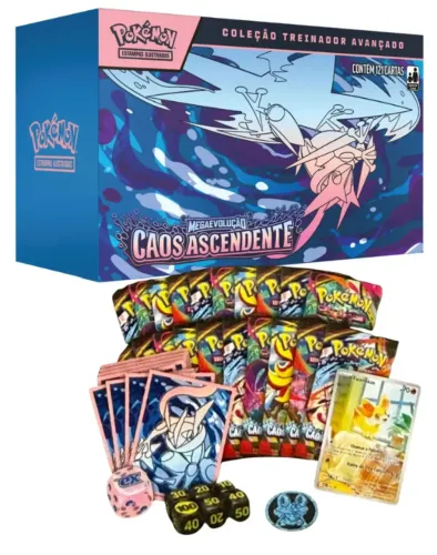 Box Pokémon Treinador Avançado ETB - Várias Edições (conforme fotos) - Pt-br lacrado