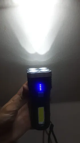 Lanterna de longa duração 25horas! Modificada por mim,Recarregável <br>
