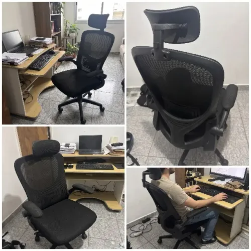 Poltrona Presidente para Home Office - Tela Mesh, Reclinável e Confortável