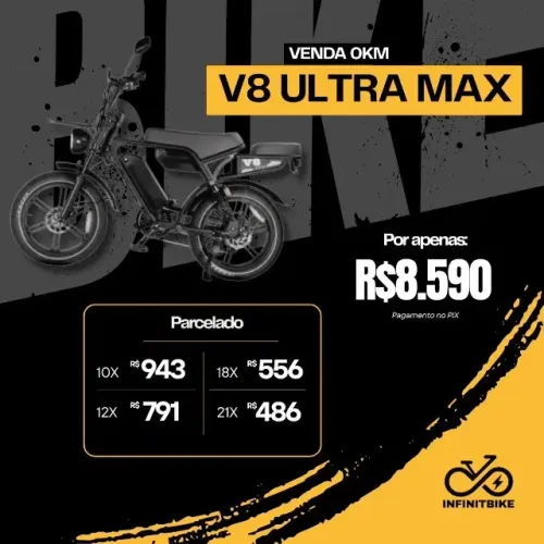 V8 ULTRA MAX BICICLETA ELÉTRICA