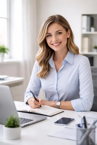 Secretaria para atendimento ao Cliente. 