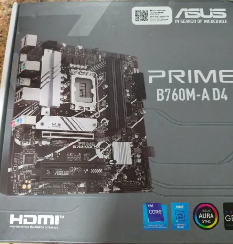 Placa Mae Asus Prime B760M-A D4 Intel LGA 1700 DDR4